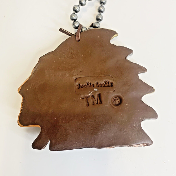 Sookie Sookie American Indian Big Chief Necklace & Pendant Signed Rhinestone - Picture 3 of 8